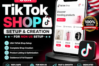 set up your USA tiktok shop for non US sellers and dropshipping