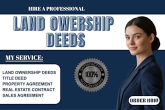 draft land ownership deeds property sale agreement real estate contract