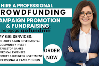 create and promote your crowdfunding campaign on kickstarter indiegogo gofundme
