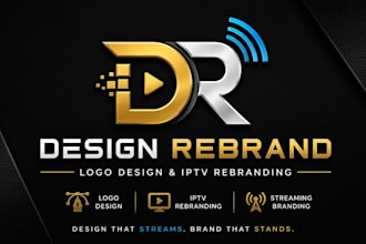 create iptv brand identity and full rebranding service