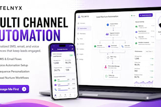 telnyx sms email voice multi channel automation sequence personalization