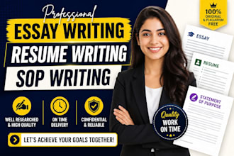 be your professional writing consultant for essays, resume and assignments