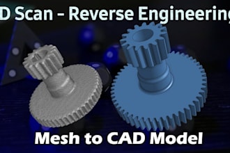 convert stl, obj to cad model for 3d printing and reverse engineering