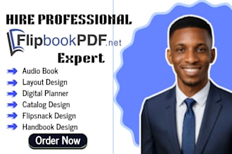 create interactive flipbook pdf, brochure, catalog or ebook