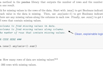 do expert data cleaning and preprocessing for ml