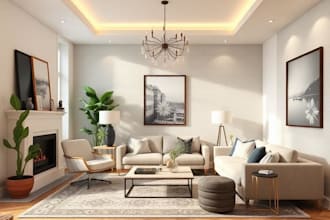 create interior design and help with interior decor