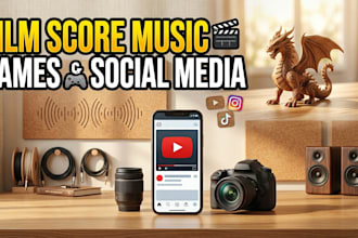 compose music for game or video project social media