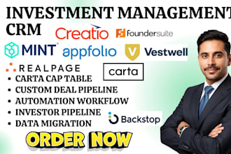 do mint creatio foundersuite appfolio realpage vestwell carta backstop CRM