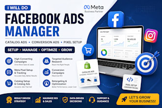 do facebook ads manager catalog ads campaign conversion ads pixel setup meta ads