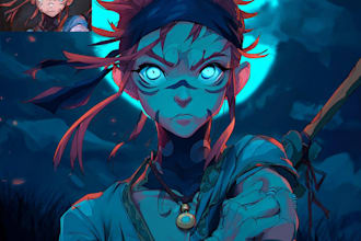 make professional anime art
