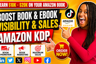 do viral amazon KDP book promotion, ebook marketing, and kindle book advertising