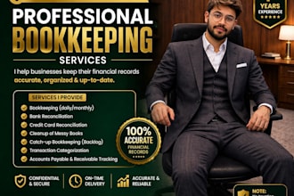 professional bookkeeping in quickbooks and xero with 4years experience