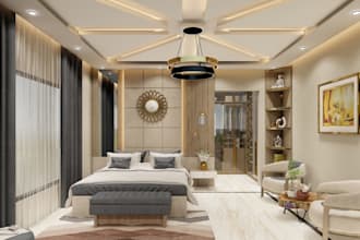 model 3d render interior, exterior ,3d floorplan