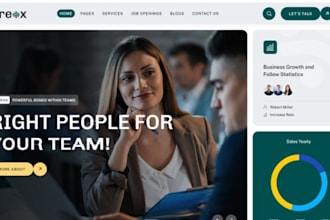 design wix workforce training  website staff management buiness training website