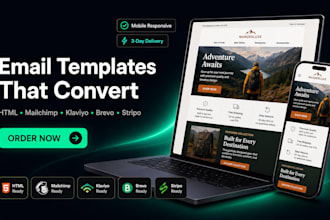 design responsive HTML email templates, email automation that converts