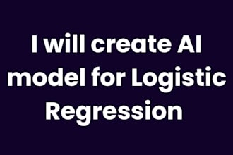 build a logistic regression ai model