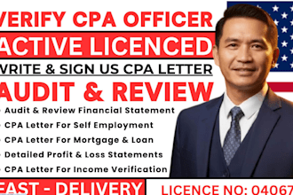 certified public accountant audit financial statement sign