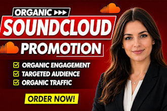 deliver organic soundcloud promotion to boost real streams and audience growth