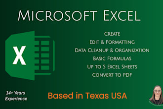 create, edit, and format excel spreadsheets