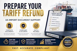 prepare US tariff refund documents fast for importers