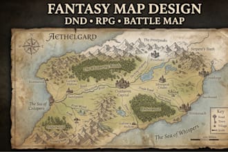 create fantasy map dnd map battle map dungeon map tabletop map