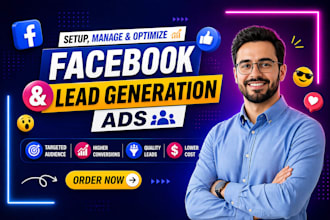 run facebook lead generation ads and meta ads campaign to get high quality leads