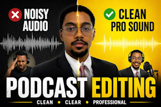 edit your podcast audio to sound clean, clear and professional