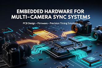 develop embedded hardware for multi camera synchronization systems