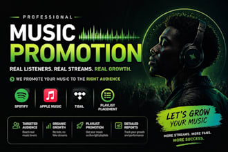 do spotify music promotion spotify playlist  tidal music promotion apple music