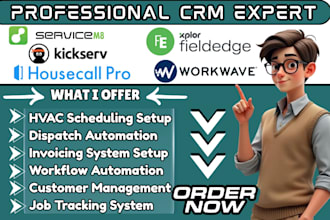 do hvac scheduling invoicing housecallpro kickserve servicem8 workwave fieldedge