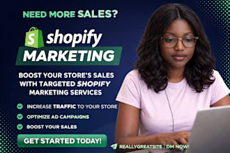 do shopify marketing, boost shopify sales with ecommerce marketing strategies