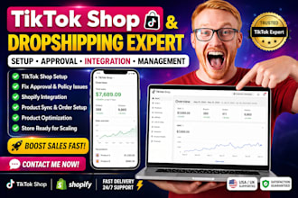 set tik tok shop tiktok shop approval, manage shopify tik tok shop dropshipping