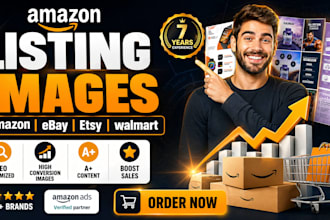 design amazon product images or amazon listing images