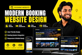 villa booking website, luxury wordpress website, hotel, or vacation rental
