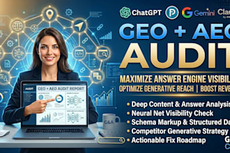 perform a GEO and aeo audit for ai search visibility