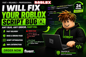fix your roblox script bug