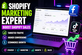 boost shopify store marketing ecommerce SEO promotion shopify store manager