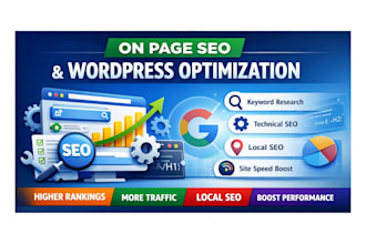 do onpage SEO and optimise wordpress website