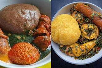 do you eba with ewedu and amala with egusi