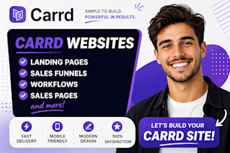 design carrd website, redesign carrd, carrd landing page carrd pro expert