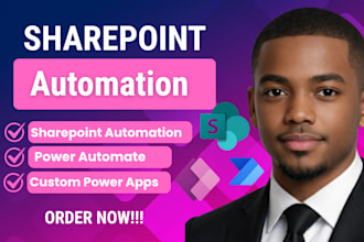 build sharepoint workflow automation with power automate expert