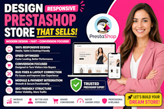 design responsive prestashop store