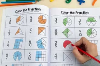 create a custom kids activity book, math workbook and word search KDP interior