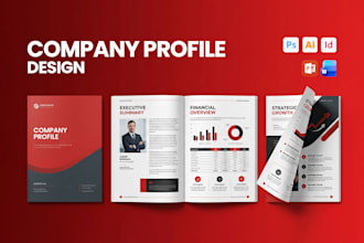 design business brochure, company profile, and proposal