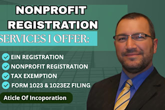do nonprofit registration, 501c3 tax exemption, church, ngo, ein and form 1023ez