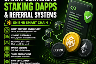 deploy any token, staking platform and dapp