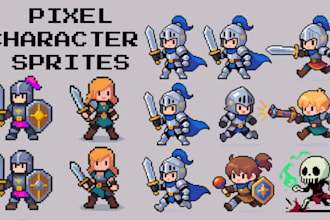 pixel art character pixel sprite sheet 8bit direction sprite pixel art animation