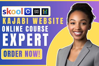 setup kajabi online course website circle so community skool online course setup