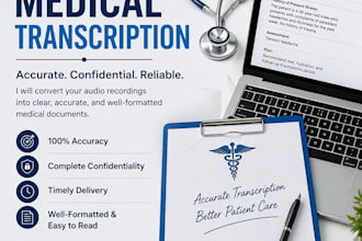 do medical transcription professionally