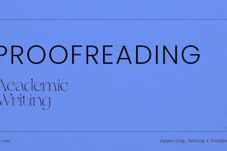 proofread your academic writing today